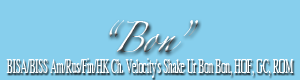 BISA/BISS Ch. Velocity's Shake Ur Bon Bon, GC, HOF, ROM "Bon"