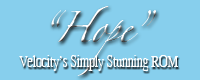 Velocity's Simply Stunning "Hope"